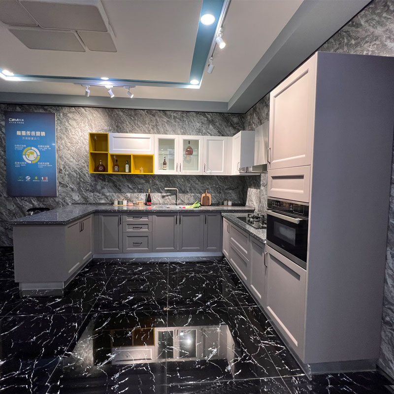 ¿Por qué los gabinetes de cocina grises modernos de PVC se están convirtiendo en la primera opción para los hogares contemporáneos?