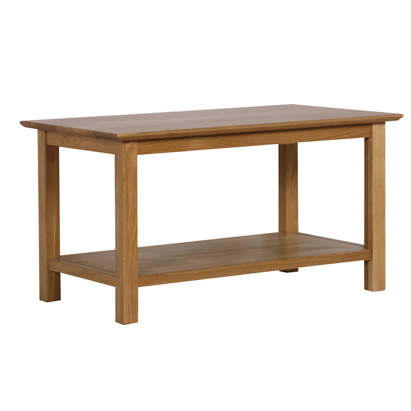 Mesa de centro moderna de roble